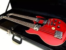 Double Neck Bass/Guitar 4/6 String EBC Style Electric Guitar & Hard-Shell Case picture