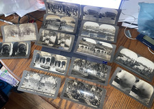 Lot  14 Antique Keystone Stereoview Cards 1920s World Travel Philippines Europe picture