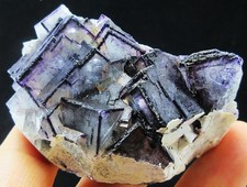 92g purple FLUORITE crystal mineral specimen,Inner Mongolia, China picture