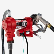 Fill-Rite FR1210H 12V DC 15 GPM Fuel Transfer Pump Kit w/Nozzle & 12' Hose picture