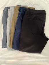 Lululemon ABC Classic FirGolf Trousers Men's W36 L30 Multiple Colors picture