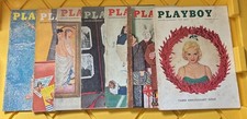 Vintage Playboy Magazines June-December 1956 With Centerfolds Intact 7 Issue Lot picture