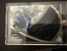 Topps Tier One Hall of Famer Autos 2020 Andre Dawson. 20/25 2021 Jim Rice. Auto picture