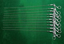10pc Hysterocopic Semi Rigid Scssor/Alligator 5FR 40cm surcal Instrents picture