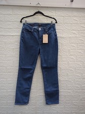 New NYDJ High Rise Sheri Slim Straight Jeans Women's Size 8 picture