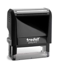 Trodat 4912 Custom Stamp - 4-Line Self-Inking Personal Stamper - Fast Dispatch picture
