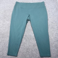 Terra & Sky Activewear Leggings Women's Size 4X 28w-30W (Actual Fit 49x29) Green picture