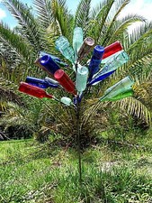 USA BIG 28 BOTTLE TREE Garden Art Lawn Wine Decor Stake USA  bottletree picture