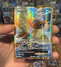 The Pokémon TCG M Pidgeot EX 104/108 XY Evolutions Full Art Holo UR English NM picture