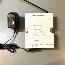 Lutron RR-MAIN-REP-WH RadioRA 2 Main Repeater w/ Power Adapter, Ethernet picture
