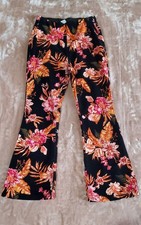 Womans Pants Boho-Chic Retro 70s Style Flared Vintage-Inspired Soft Sz. Sml. 3-5 picture