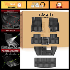 All-Weather Floor Mats for Jeep Grand Cherokee L 2021-2027, 7-Passenger Protecti picture
