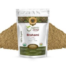 Organic Way Brahmi Leaf Powder - Organic, Kosher & USDA Certified picture