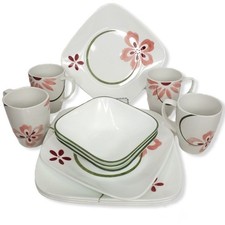 Pretty Pink (Corelle) Corning 12 Piece Set picture