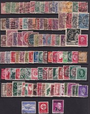 Lot-R Stamp Germany WWII 3rd Reich Hitler Hindenburg 100 Different Premium U picture