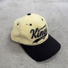 Vintage Los Angeles Kings Starter Wool Leather Strap Hat Cap OSFA NHL picture