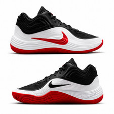 Nike Precision 8 Mid Basketball Shoes Black Red Men Women 8 To 13.5 Sneakers picture