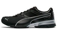 NEW Size 10 - Puma Tazon 6 FM Black Silver picture