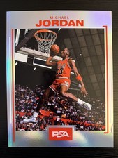 PSA Magazine 2025 January Michael Jordan Silver Holo /100 Cover Variant picture