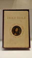 Vintage 1953 Holy Bible – Catholic Action Edition – Goodwill – With Partial Stor picture