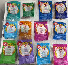 COMPLETE SET (1-12) Vintage 1999 McDonald's Ty Teenie Beanie Babies 100% Sealed picture