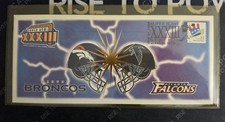 1999 Denver Broncos Falcons Super Bowl XXXIII Official USPS Collector's Envelope picture