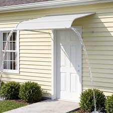 Aluminum Window Awning Door Canopy  Arc-Shaped Solid Metal Exterior Awning picture