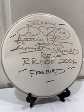 Artimus Pyle Autographed RR HOF 2006 14' Drum Head RARE picture