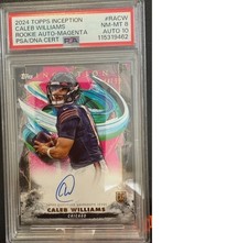 Football Pack - Chase Caleb Williams Auto /99 PSA 8 Auto 10 (150 Pack Series) picture