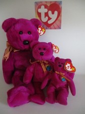TY MILLENNIUM Buddy~Beanie Baby & Teanie Beanie~TRIO~Mint Condition🌹 picture