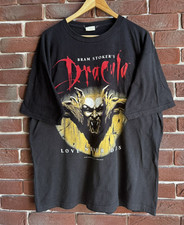 Vintage 1992 Bram Stokers Dracula Love Never Dies Horror T Shirt picture