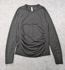 Athleta Base Layer Womens Large Wool Blend Athleisure Outdoor Hike Minimal Black picture