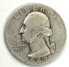 1949-D Washington Silver Quarter picture