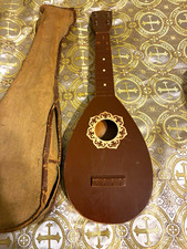 Favilla Teardrop Ukulele (circa 1920s–1930s) features a distinctive pear-shape picture