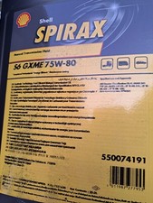 550074191 - Transmission oil  SHELL SPIRAX S6 GXME 75W-80  20L GL4, MAN341 Z4/E3 picture
