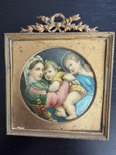 Antique European miniature picture