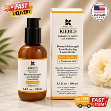 Kiehl’s Powerful Strength Vitamin C Serum 100ml 3.4oz Line Reducing New in box picture