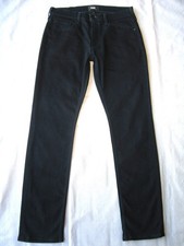 Paige PPD Men's Federal Tapered Skinny Jeans Size 32 x 33 Dark Blue Stretchy picture