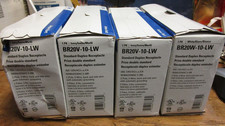 Lot Of 3  Leviton BR20-W 20A 125V Duplex Receptacle Outlet White Commerical picture