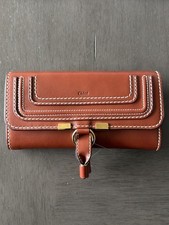 Chloe Marcie Sepia Brown Leather Wallet picture