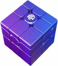 Gan Mirror Cube - UV Coated Magnetic Speed Cube in Purple picture