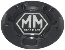 Mayhem Matte Flat Black Wheel Rim Replacement Center Section Cap Only C-231-2 picture