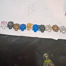 Multicolor Turtle-Shaped Plastic Loose Beads for Jewelry Making picture