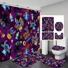 Happy Halloween Stitch Shower Curtain or Bathroom Sets BH2119 picture