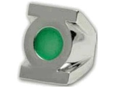 Adult Green Lantern Hero Ring Silver Metal Zinc Alloy picture