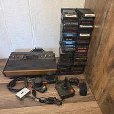 Original Atari 2600 Starter Set: Console w/ (24) Classic Games picture