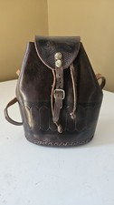 Vintage Handmade Leather Purse From Kenya South Africa  picture