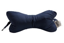 Original Bones NeckBone Pillow Navy Blue Bone Shaped Travel Neck Support NEW picture