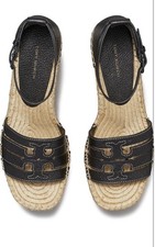 Tory Burch Women's 80 Mm INES Cage Wedge Espadrille Platform NIB picture