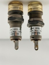 Korry Mfg Co Aircraft Panel Indicator Lights Type 103 9W Lot of 2 Original Part picture
